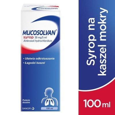 Mucosolvan syrop 0,03g/5ml, 100ml