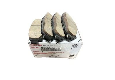 TOYOTA WITH 04466-02430 REAR PADS BRAKE HIGHLANDER  