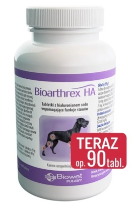BIOWET Bioarthrex HA 90 tabl Chondroityna, glukozamina