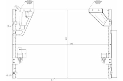 HART КОНДЕНСАТОР КОНДЕНСАТОР КОНДИЦИОНЕРА TOYOTA HILUX VII 05- фото