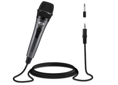 Moukey Mikrofon dynamiczny, domowy mikrofon do karaoke z kablem XLR