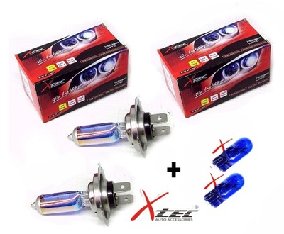 JAPONSKIE LUCES XTEC H7 6000K 100W CRYSTAL BLUE XENÓN PREMIUM 2 PIEZAS + W5W  