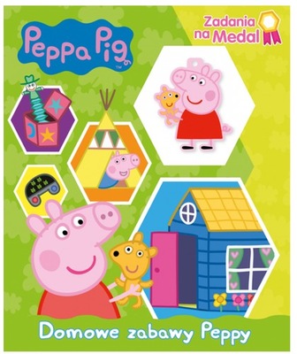 KSIĄŻECZKA ŚWINKA PEPPA DOMOWE ZABAWY PEPPY+BRELOK