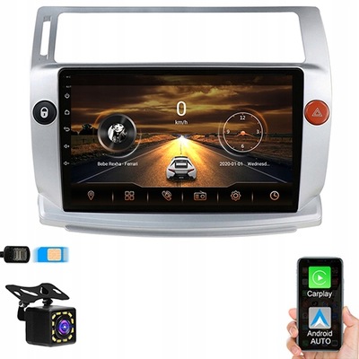 RADIO GPS ANDROID CITROEN C4 2004-2009 SIM 4/64GB  