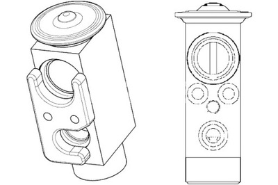 MAHLE КЛАПАН РАСШИРИТЕЛЬНЫЙ КОНДИЦИОНЕРА ТИП CZYNNIKA ОХЛАЖДЕНИЕ R134A фото