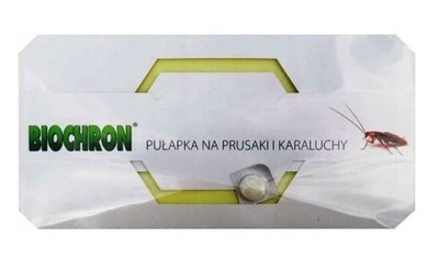 BIOCHRON PUŁAPKA Z TABLETKĄ NA PRUSAKI KARALUCHY PLYSKWY 25 SZT