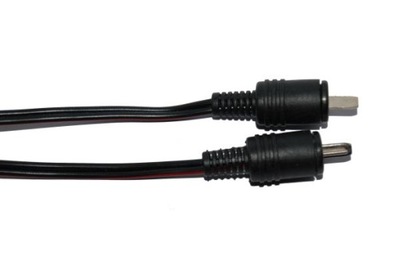 Kabel głośnikowy DIN wtyk/wtyk 2x1mm, black 5m