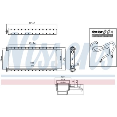 Отопитель land rover discovery iii range rover i 04-13 фото №1