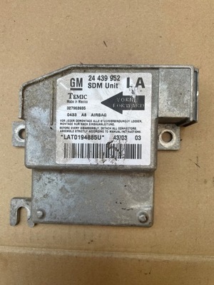 Модуль подушек подушка безопасности opel оригинальный номер 24439952la фото №1