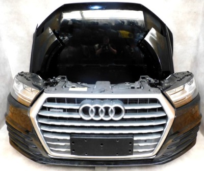 Audi q7 4m s line перед бампер фары капот ремень крылья full led фото №1
