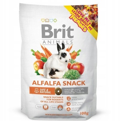 Brit Animals Alfalfa Snack FOR RODENTS 100g