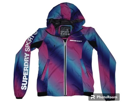 SUPERDRY SPORT KURTKA DAMSKA WIATRÓWKA OUTLET r. S