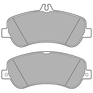 DELPHI КОЛОДКИ ГАЛЬМІВНІ ПЕРЕД LP2146 LP2146