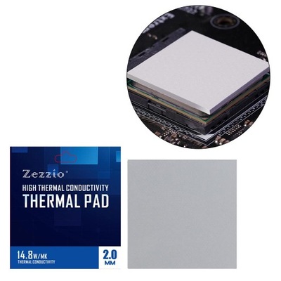 Podkładka termiczna 14,8 W/ 120x120mm do chłodnic procesora GPU/CPU Heat 120x120x2,0mm