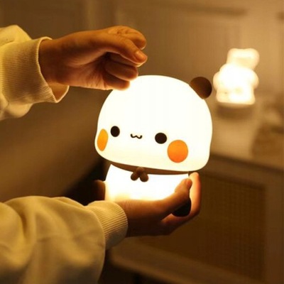 PANDA BUBU I DUDU LÁMPARA NOCNA DIODO LUMINOSO LED KAWAII CA  