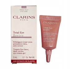 CLARINS Total Eye Revive wygładzający krem żel pod oczy 3ml