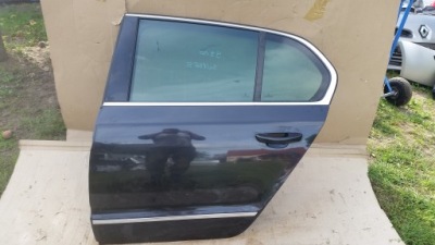 Двері лівий задня skoda superb ii hb 9910 фото №1