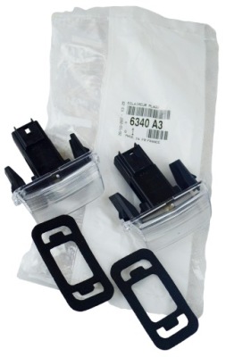 Ліхтарі номерного знака 2x peugeot 206 207 306 307 оригінал фото №1