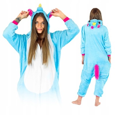 KIGU ONESIE unicorn NIEBIESKI JEDNOROŻEC PEGAZ S