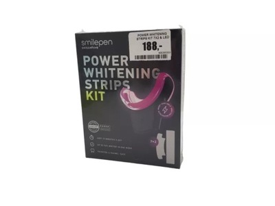 POWER WHITENING STRIPS KIT 7X2 & LED