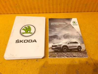 SKODA KODIAQ BOOK MANUAL SERVICE ENGLISH VERSION 22R.  