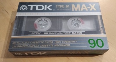 Kaseta magnetofonowa TDK MA-X 90 NOWA !