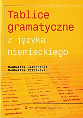 TABLICE GRAMATYCZNE Z JĘZYKA NIEMIECKIEGO