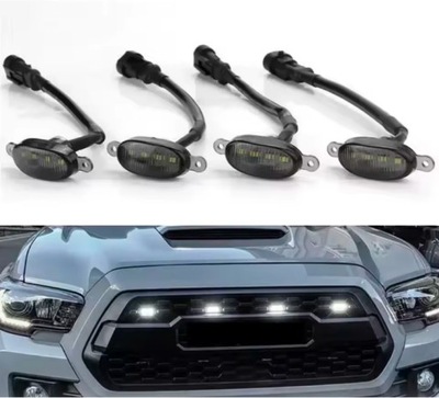 Освітлення led решітка радіатора dodge ram, f150, tundra, f-150, фото №1