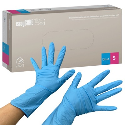 Rękawice nitrylowe LONG roz.S 100szt