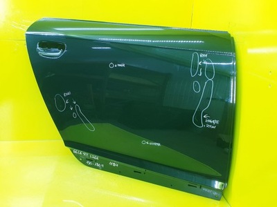 Двері обшивка audi a6 c6 правий задня lz6e фото №1