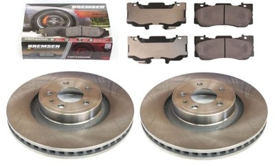 PADS + DISC BRAKE FRONT 352MM FORD MUSTANG 2015-2020  