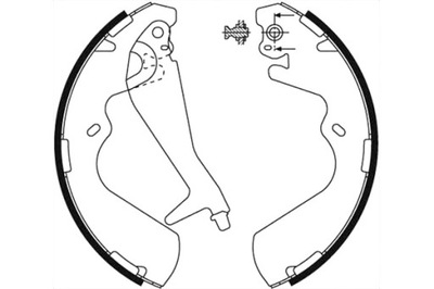 Starline тормозные колодки тормозные набор hyundai h1 h-200 kpl фото №1