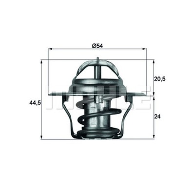 TERMOSTAT, MATERIAL DE REFRIGERACIÓN MAHLE TX 4 75D  