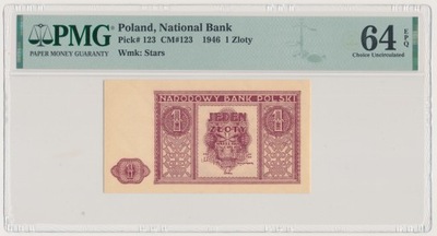 4631. 1 zł 1946 - PMG 64 EPQ