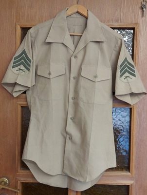 Koszula z krótki rękawem USMC (SERGEANT) - Khaki