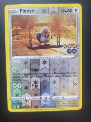 Pidove R.holo Pokemon Go 061/078 POKEMON TCG