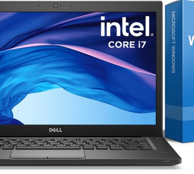 Laptop Dell Latitude 14 7490 E7490 z włókna węglowego|OFFICE 14 " Intel Core i7 16 GB / 256 GB czarny