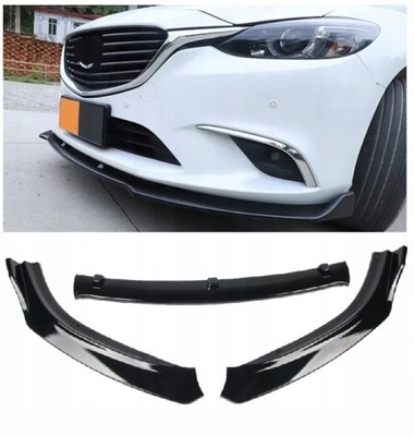 Сплиттер накладка спойлер mazda 6 gj сплиттер спойлер перед gl przedlift фото №1