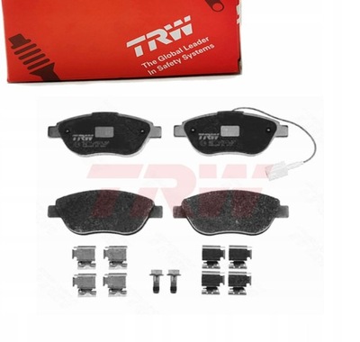 Тормозные колодки тормозные перед trw do fiat qubo 1.3 фото №1