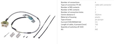 SENSOR ASIENTOS OPERATORA GRAMMER MSG20  