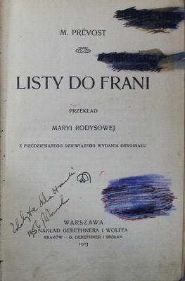 Listy do Frani 1903 r.