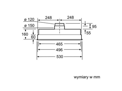 OUTLET Okap SIEMENS LB55565