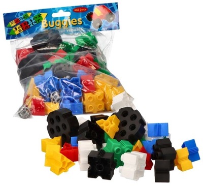 Zabawki dla dzieci Edukacyjne Klocki konstrukcyjne Kreatywny zestaw 64el.