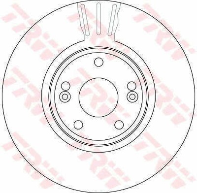 ДИСКИ ТОРМОЗНЫЕ ТОРМОЗНЫЕ ПЕРЕД TRW DF4229S