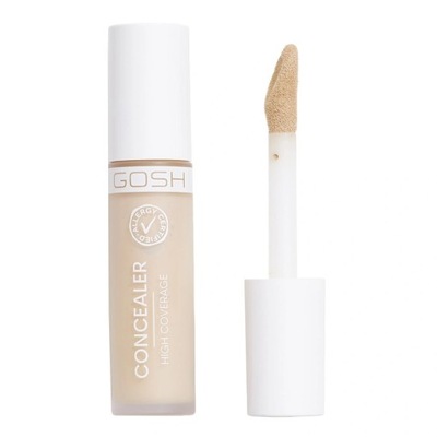 GOSH_Concealer High Coverage mocno kryjący korektor z aplikatorem 002 Ivory