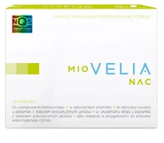 Miovelia NAC 15 kapsułek wsparcie płodności