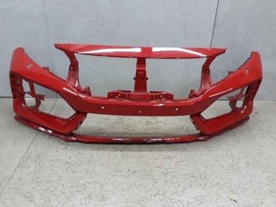 Бампер передній перед honda civic x type r 17- фото №1