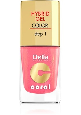 Delia Coral Hybrid Gel do paznokci 16 sredni roz