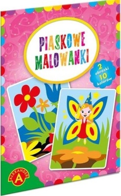 Piaskowe malowanki Ptaszki Motyle