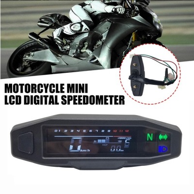 UNIVERSAL MOTOCICLETA LCD DIGITAL SPEEETER MINI MOT  